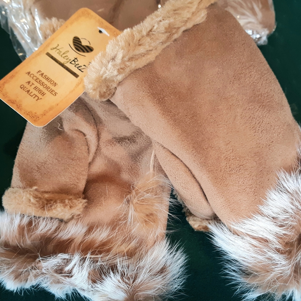 CAMEL-color Fashion Fingerless Gloves